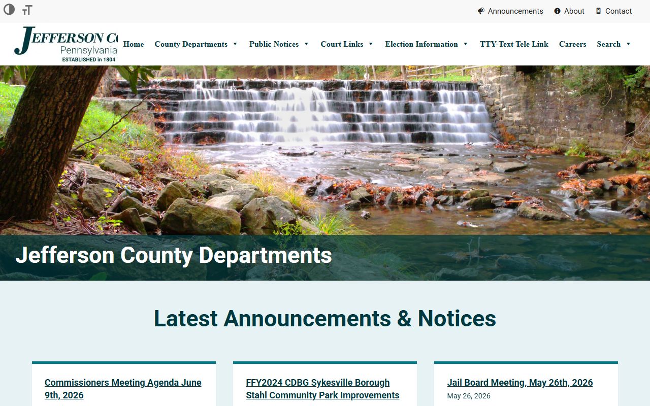 Jefferson County Court records department directory